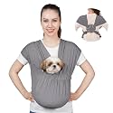 Supet Dog Sling Carrier for Small Pet, Adjustable Hands Free Front Backpack