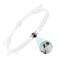 SUPHELPU Bracelet with Picture Inside, Personalized Circle Photo Bracelet Projection, Italian Style Charm Bracelets, Personalized Gifts for Women Boyfriend Couples, Photo Gifts for Memorial