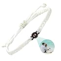 SUPHELPU Custom Bracelets with Picture Inside, Personalized Photo Bracelet Projection, Personalized Gifts for Men Memorial, Men's ID Bracelets