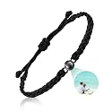 SUPHELPU Custom Bracelets with Picture Inside, Personalized Photo Bracelet Projection, Personalized Gifts for Men Memorial, Men's ID Bracelets