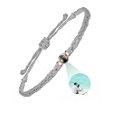SUPHELPU Custom Bracelets with Picture Inside, Personalized Photo Bracelet Projection, Personalized Gifts for Men Memorial, Men's ID Bracelets