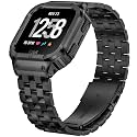 SUPLINK Compatible with Fitbit Versa 4 Band/3/2/Versa Watch Bands Men