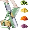 SupMaKin Safe Mandoline Slicer Plus for Kitchen Adjustable Vegetable Slicer