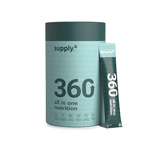 supply6 360 ultimate health powder for women amp men  daily supplement with 63vitamins minerals probiotics and superfoods  daily greens  gut health supplement energy immunity 15 servings