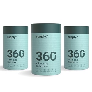 supply6 360 ultimate health powder for women amp men  comprehensive daily supplement with 63vitamins minerals probiotics and superfoods  supports gut health energy immunity 45 servings