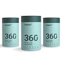Supply6 360 Ultimate Health Powder for Women &amp; Men | Comprehensive Daily Supplement with 63+Vitamins, Minerals, Probiotics, and Superfoods | Supports Gut Health, Energy, Immunity (45 Servings)