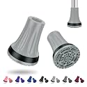 supregear Crutch Tips, 7/8 inch Heavy Duty Rubber Replacement for Crutches, Anti-slip Thickened Feet Cap Walking Cane Tips, Safety Durable Accessories for Seniors Elderly (Set of 2)