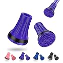 supregear Crutch Tips, 7/8 inch Heavy Duty Rubber Replacement for Crutches, Anti-slip Thickened Feet Cap Walking Cane Tips, Safety Durable Accessories for Seniors Elderly (Set of 2)