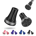 supregear Crutch Tips, 7/8 inch Heavy Duty Rubber Replacement for Crutches, Anti-slip Thickened Feet Cap Walking Cane Tips, Safety Durable Accessories for Seniors Elderly (Set of 2)