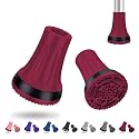 supregear Crutch Tips, 7/8 inch Heavy Duty Rubber Replacement for Crutches, Anti-slip Thickened Feet Cap Walking Cane Tips, Safety Durable Accessories for Seniors Elderly (Set of 2)