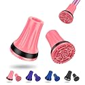supregear Crutch Tips, 7/8 inch Heavy Duty Rubber Replacement for Crutches, Anti-slip Thickened Feet Cap Walking Cane Tips, Safety Durable Accessories for Seniors Elderly (Set of 2)