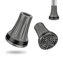 supregear Crutch Tips, 7/8 inch Heavy Duty Rubber Replacement for Crutches, Anti-slip Thickened Feet Cap Walking Cane Tips, Safety Durable Accessories for Seniors Elderly (Set of 2)