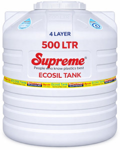 suprem 4 layer 500 l water tank plastic