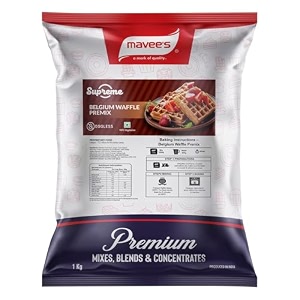 supreme - belgium waffle cake mix eggless premium baking solutions  instant cake premix powder  1kg