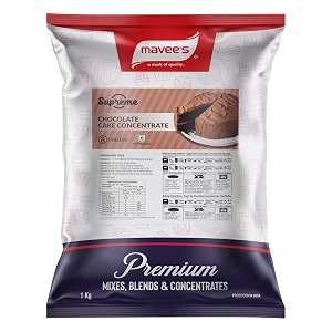 supreme - chocolate cake concentrate eggless  premium baking solutions  instant cake premix powder  1kg