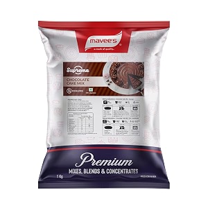supreme - chocolate cake mix eggless premium baking solutions  instant cake premix powder  1kg