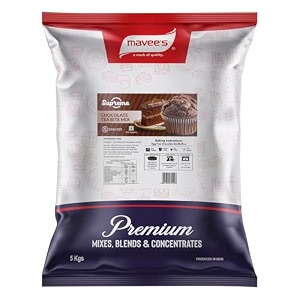 supreme - chocolate tea bite cake mix eggless premium baking solutions  instant cake premix powder  5kg
