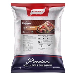 supreme - crispy waffle cake mix eggless premium baking solutions  instant cake premix powder  1kg