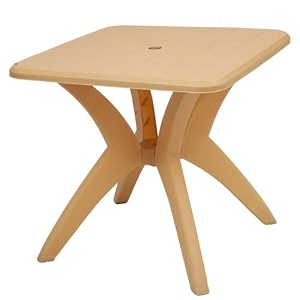 supreme dinner dining table sandalwood brown 4 seater standard