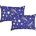 Beautiful Microfiber Printed Pillow Cover- 16x26 in inches (Pack of 2 Pcs)