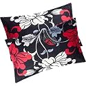 Beautiful Microfiber Printed Pillow Cover- (Set of 1)- 17x27 in inches (Pack of 2 Pcs in a Box). (Black)