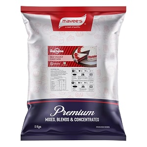 supreme - red velvet cake mix eggless  premium baking solutions  instant cake premix powder  5kg