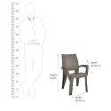 Supreme Villa Set of 4 Chairs, Champagne