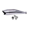 Supremechoice Shark Glasswool Exhaust silencer Royal Enfield Classic 350 Full Exhaust System