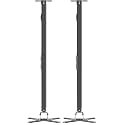 suptek Projector Ceiling Mount Bracket Fits Flat or Sloped Ceiling Height Adjustable with Extendable Length 30.7-49.21inch,for LCD/DLP Projectors,Black (PR05LB) (Pack of 2)