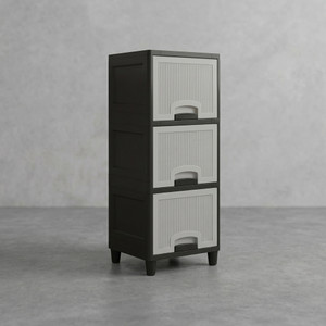 Suptikes Multipurpose Space Saving Plastic Cabinet Rack