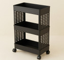 Suptikes Multipurpose Space Saving Plastic Cabinet Rack