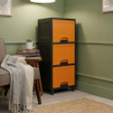 Suptikes Multipurpose Space Saving Plastic Cabinet Rack