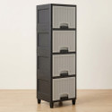 Suptikes Multipurpose Space Saving Plastic Cabinet Rack