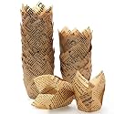 Supvox Muffin Liner 100Pcs 5cm Greaseproof Paper Cupcake Cup Tulip Design