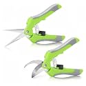 Supvox® 2Pcs Gardening Scissor, Plant Cutter for Garden, Pruning Cutter Scissor for Potted Plant, Stainless Steel Cutting Scissors with Safety Lock, Gardening Cutting Tool Kit for Home Garden