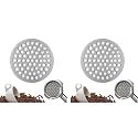 Supvox 51mm Puck Screen for Espresso, 0.8mm Fine Mesh, 304 Steel, 2 Pcs