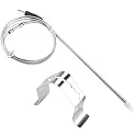 Grill Temperature Probe Three Holes Stainless Steel Clip Holder, 2 Pack