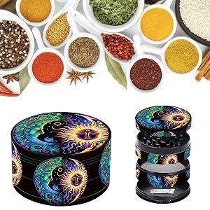 supvox crusher for weed 4-layer herb grinder for spices
