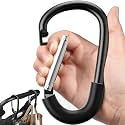 SURDOCA Stroller Hooks for Bags, Large Aluminum Clips, Universal Pram Use