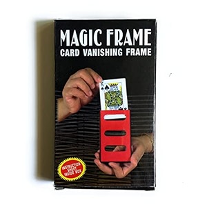 surebiz vanishing card frame - magic learningperformingpranktrick - gift for girls and boys of any age