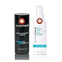 SureThik Hair Thickening Fibers, 30g and Fiber Holding Spray 100ml (Black)