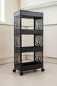 Surety for Safety Shelf Organizers (Black, Plastic)