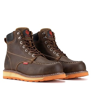 SUREWAY Mens Heavy Duty Wedge Moc Toe