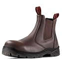 SUREWAY Men's Slip On Fire & Safety Work Boots Composite/Soft Toe