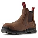 SUREWAY Men's Slip On Fire &amp; Safety Work Boots Composite/Soft Toe