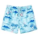 SURF CUZ Surfcuz Little Boys Swim Trunks UPF 50+ Toddler Beach Shorts Swimsuit Kids Quick Dry Swimwear