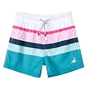 SURF CUZ Surfcuz Little Boys Swim Trunks UPF 50+ Toddler Beach Shorts Swimsuit Kids Quick Dry Swimwear