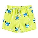 SURF CUZ Surfcuz Little Boys Swim Trunks UPF 50+ Toddler Beach Shorts Swimsuit Kids Quick Dry Swimwear
