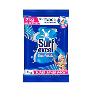 surf excel easy wash detergent powder7 kg  superfine washing powder  dissolves easily amp removes tough stains  suitable for all washing machines