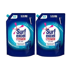 surf excel matic top load 32 ltr pouch pack of 2